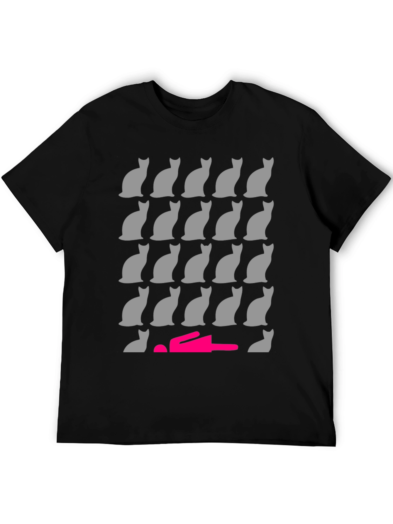 Cat Lover T-Shirt Funny Chainsaw Graphic Tee