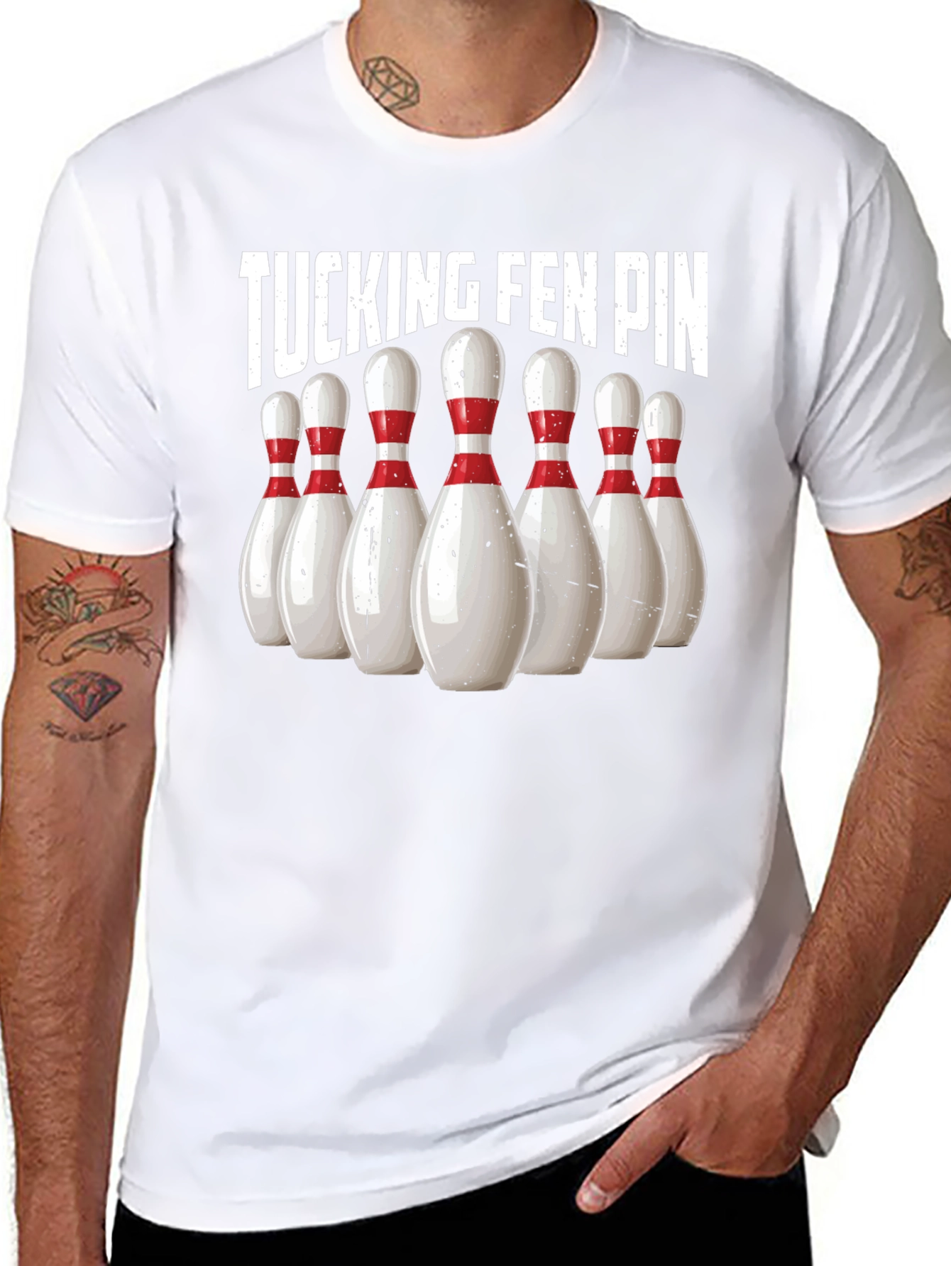Tucking Fen Pin Bowling T-Shirt - Strike Style