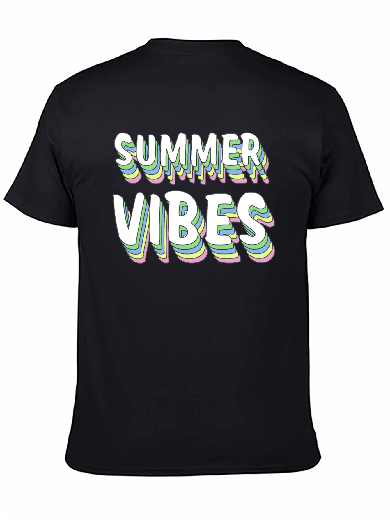Summer Vibes Graphic Tee - Cool Retro Style