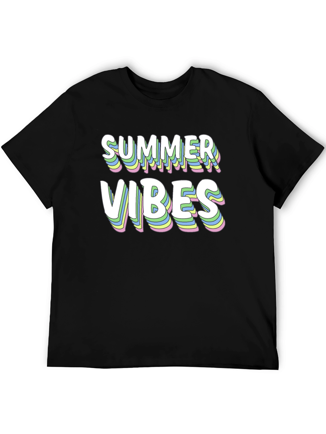 Summer Vibes Graphic Tee - Cool Retro Style