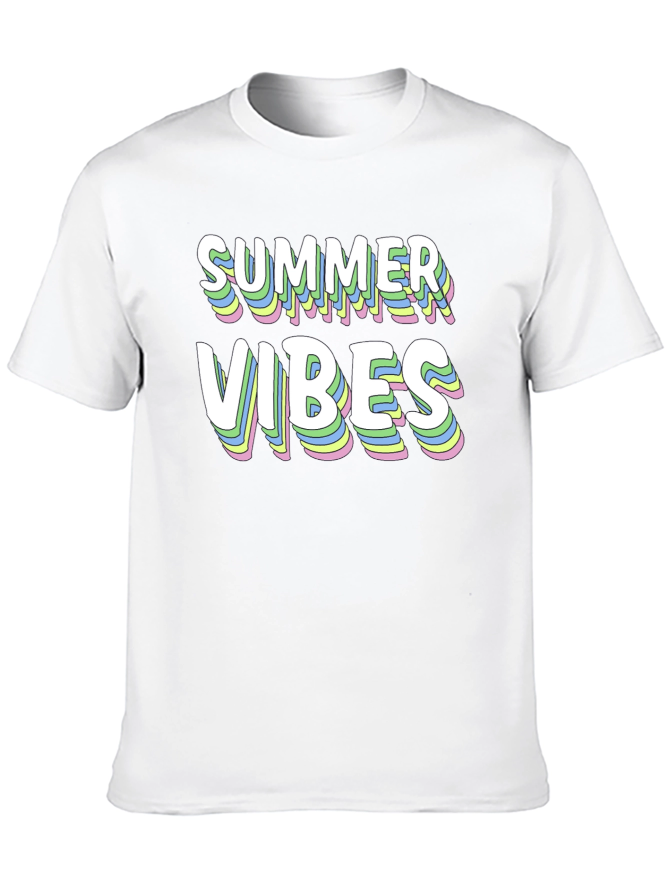 Summer Vibes Graphic Tee - Cool Retro Style