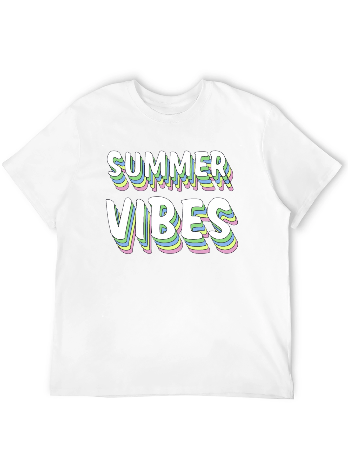 Summer Vibes Graphic Tee - Cool Retro Style