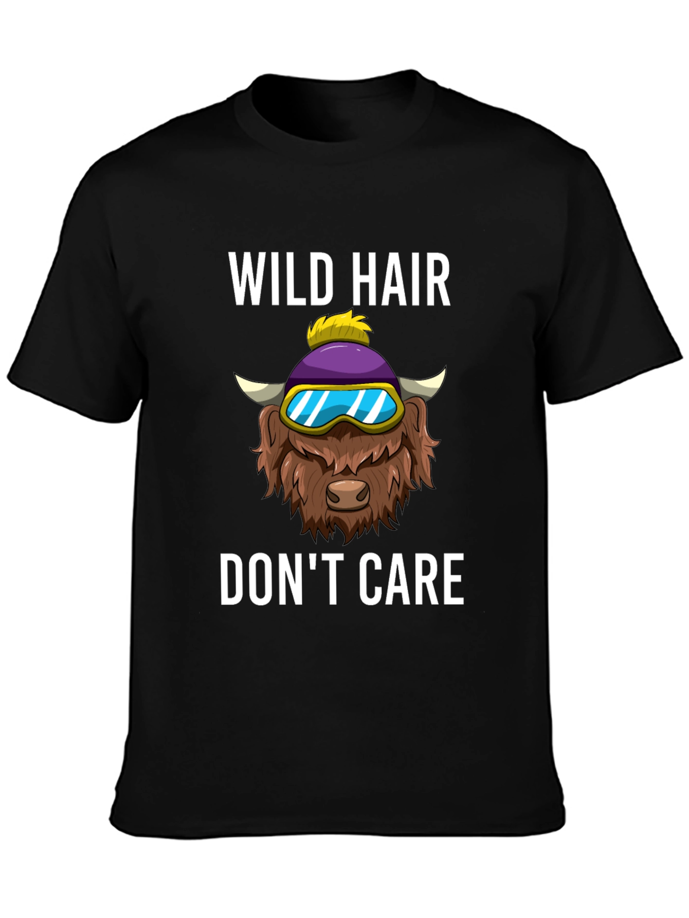 Wild Hair Dont Care Graphic Tee