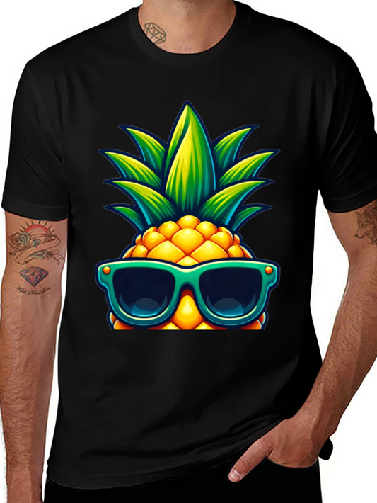 Cool Pineapple Graphic Tee - Summer Vibes!