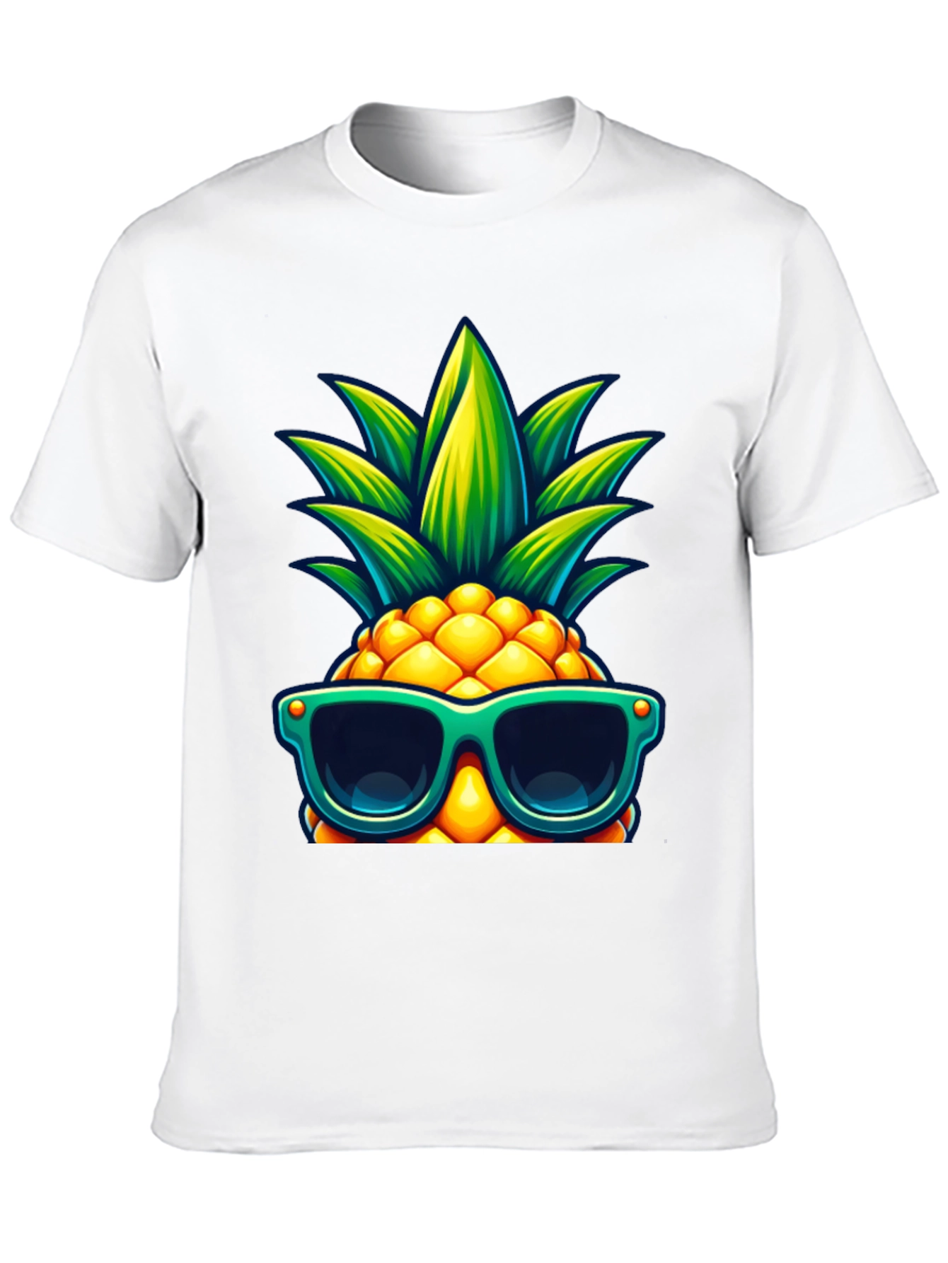 Cool Pineapple Graphic Tee - Summer Vibes!