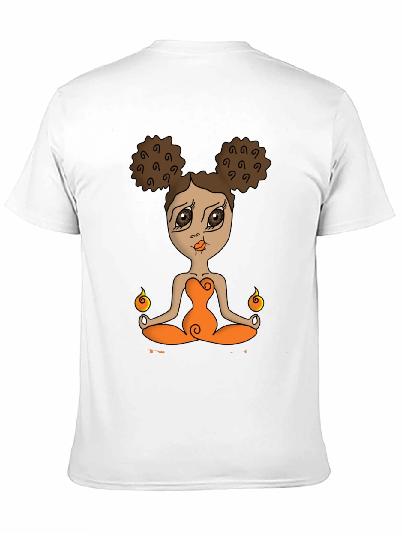 Yoga Girl Graphic Black T-Shirt