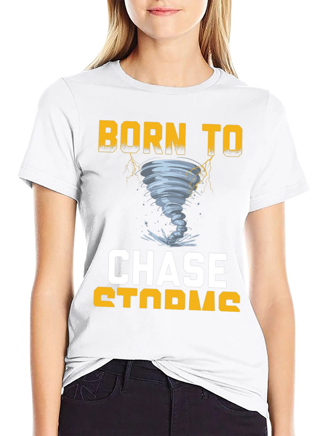 Born to Chase Storms Graphic T-Shirt