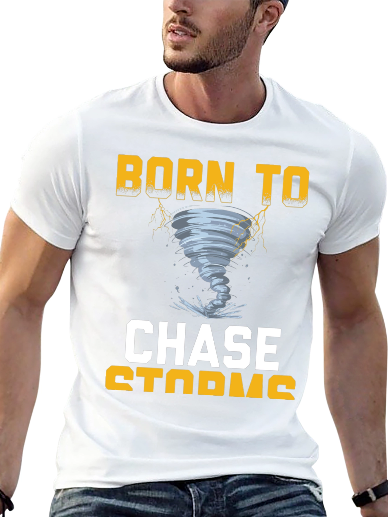 Born to Chase Storms Graphic T-Shirt
