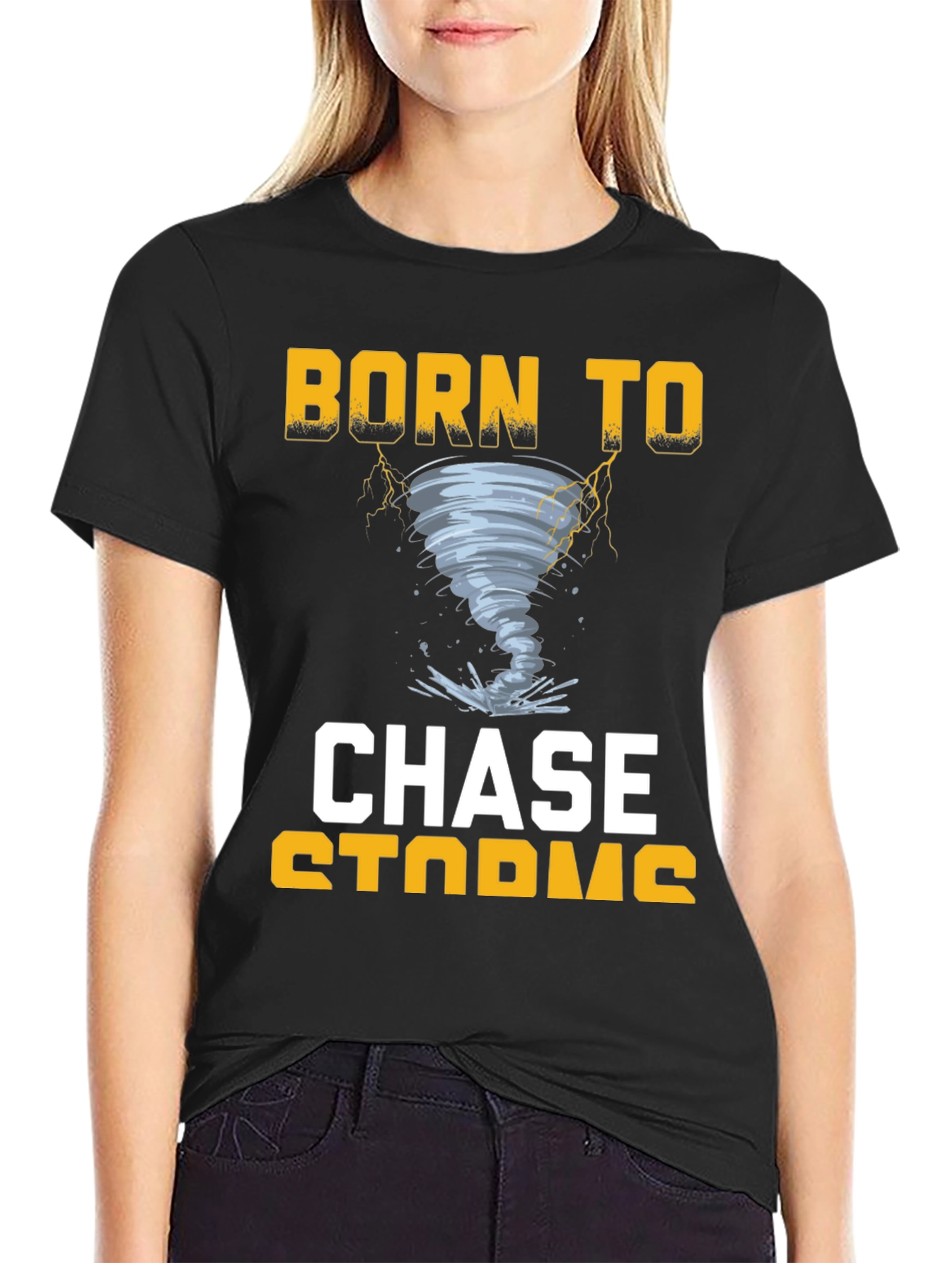 Born to Chase Storms Graphic T-Shirt