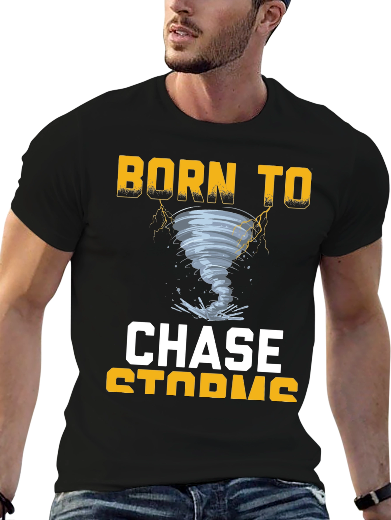 Born to Chase Storms Graphic T-Shirt