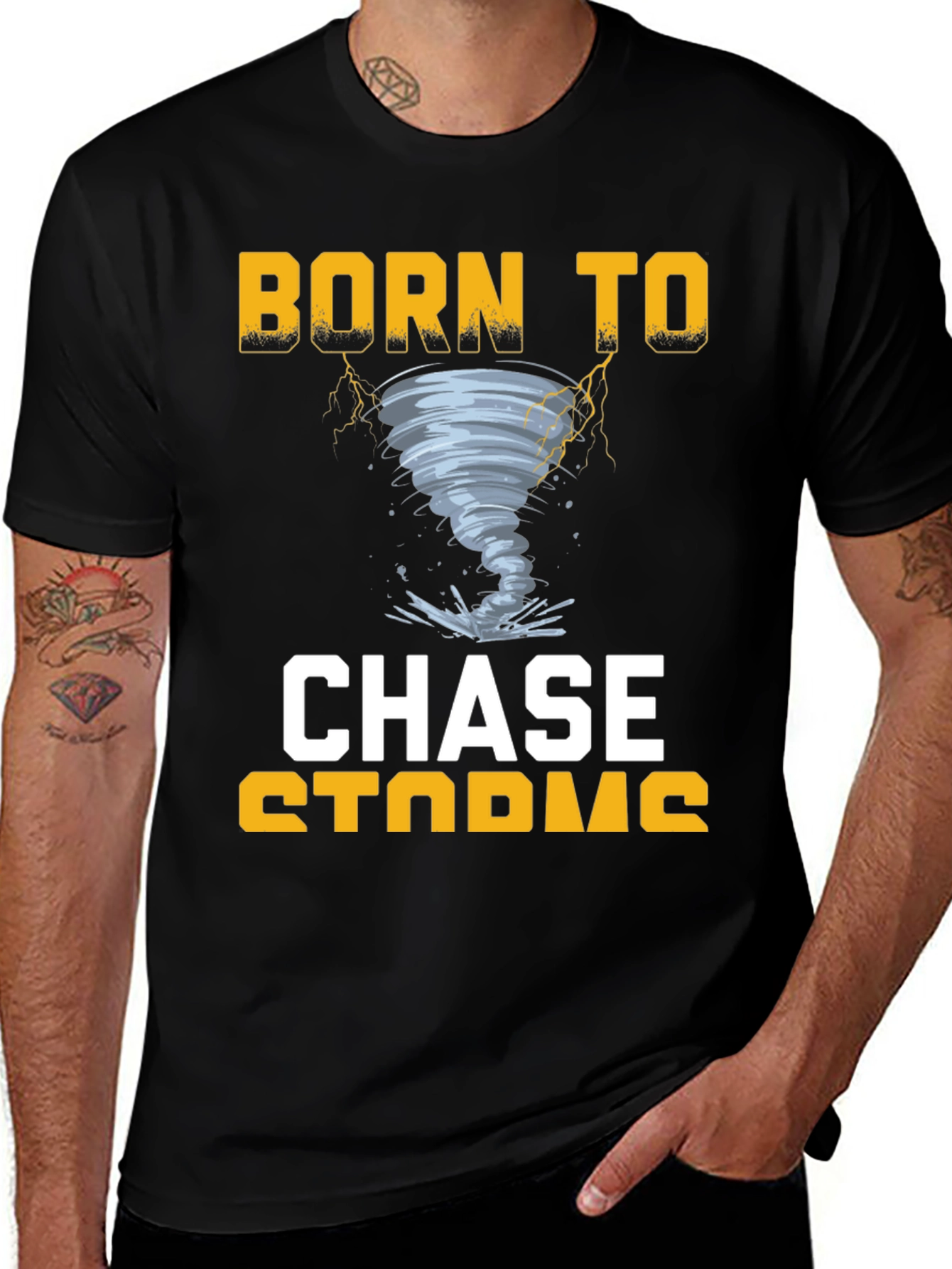 Born to Chase Storms Graphic T-Shirt