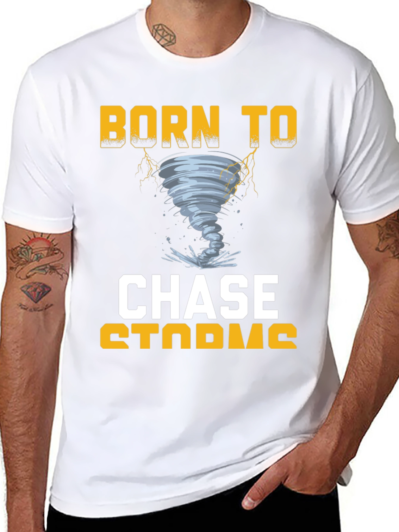 Born to Chase Storms Graphic T-Shirt