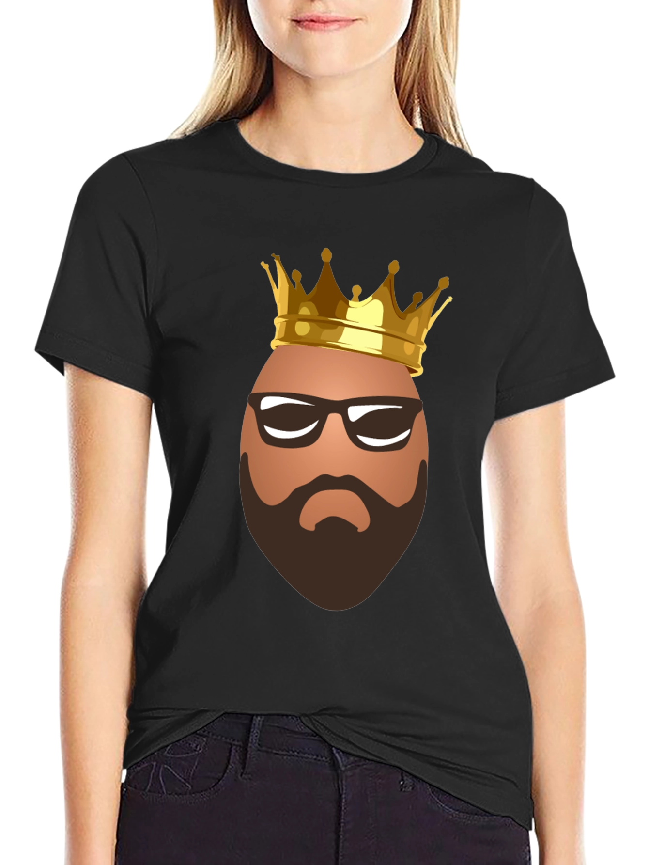 King Egg T-Shirt - Funny Graphic Tee