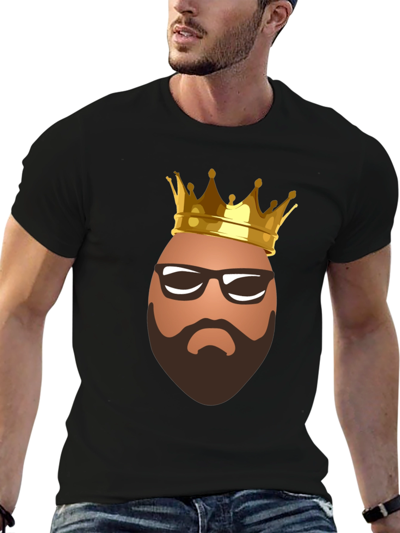 King Egg T-Shirt - Funny Graphic Tee
