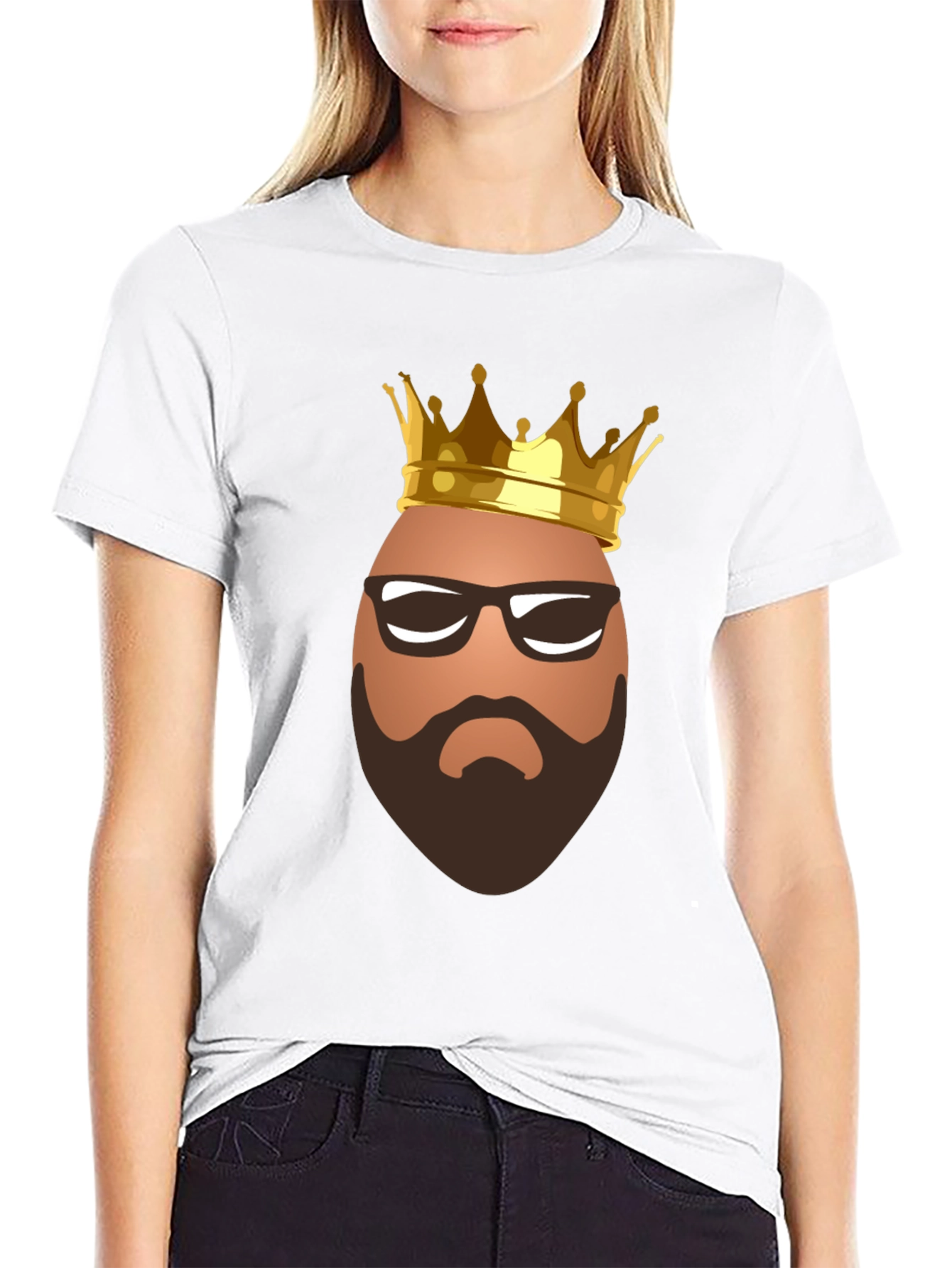 King Egg T-Shirt - Funny Graphic Tee