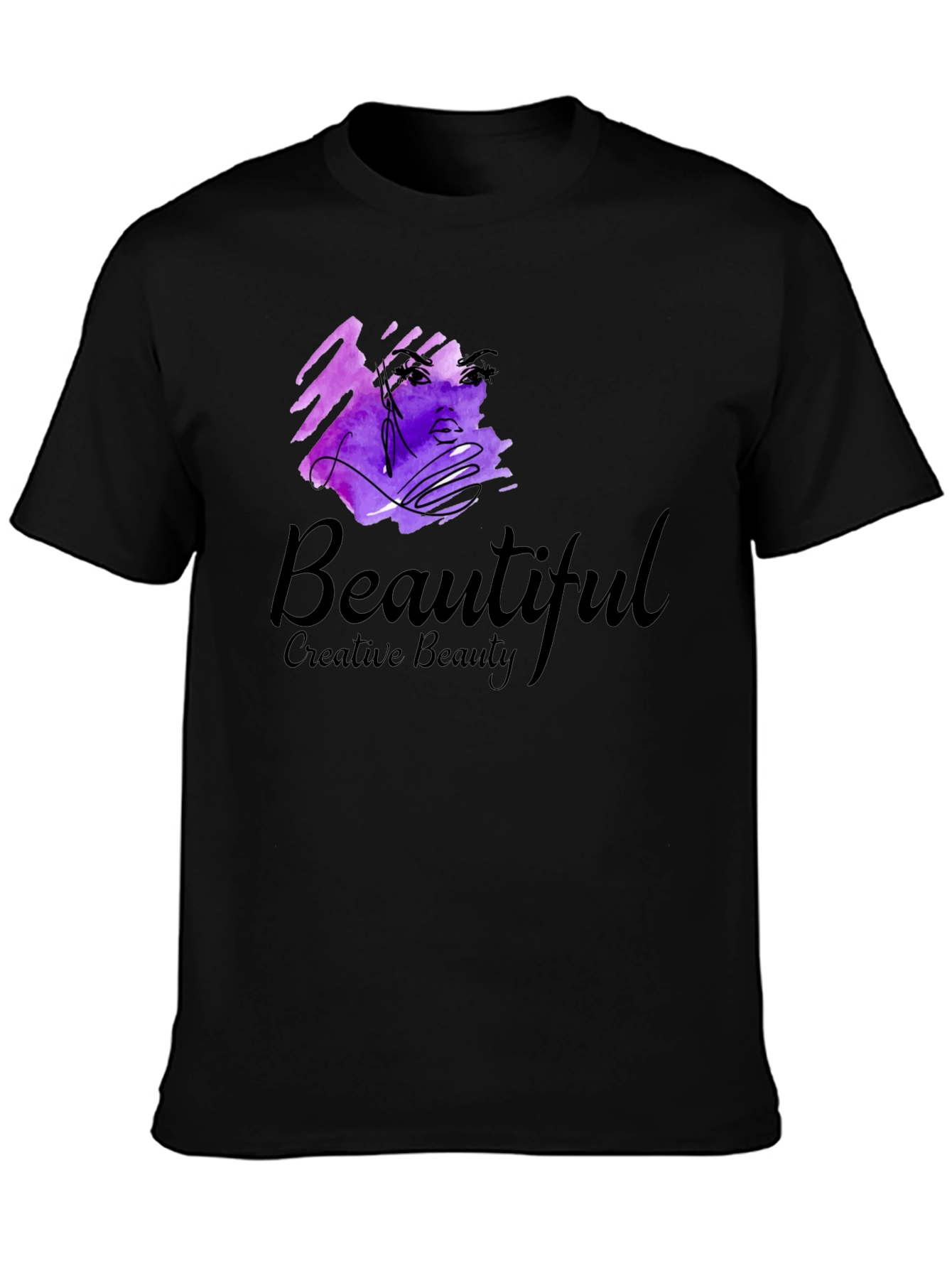 Creative Beauty Black T-Shirt