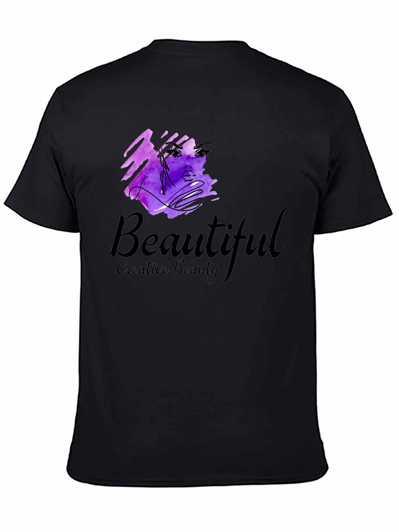 Creative Beauty Black T-Shirt