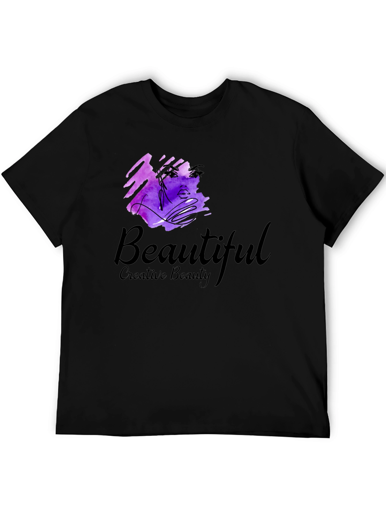 Creative Beauty Black T-Shirt