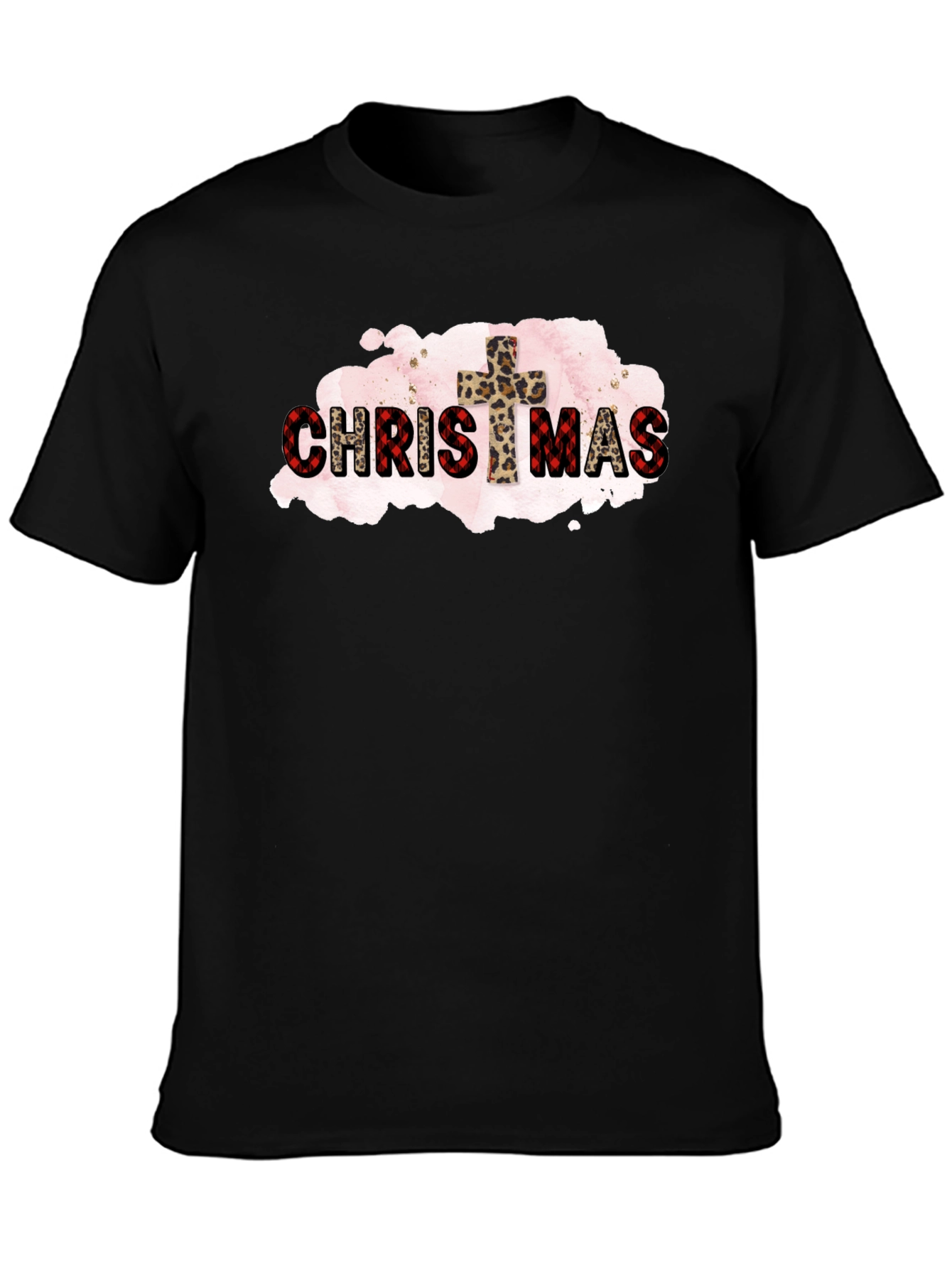 Christian Christmas Black T-Shirt
