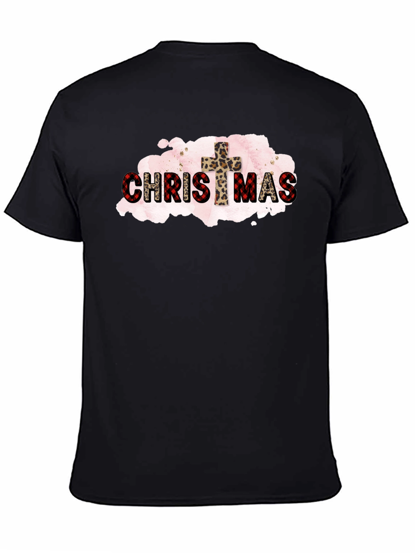 Christian Christmas Black T-Shirt