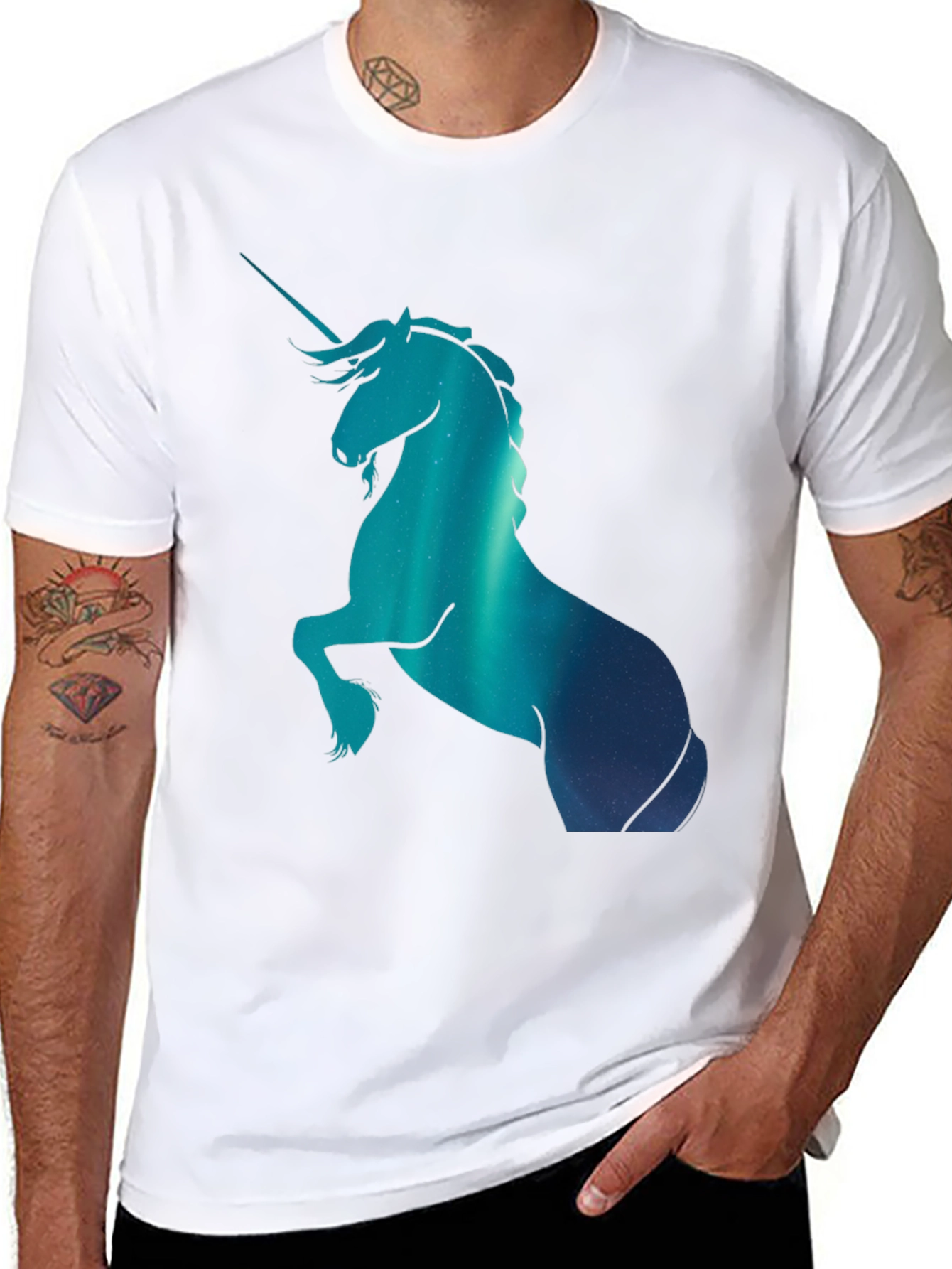 Unicorn Silhouette Graphic Tee