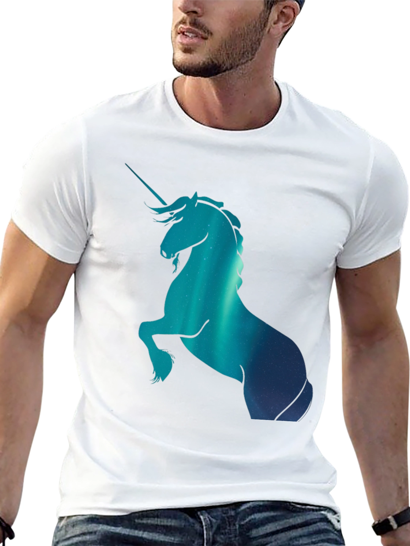 Unicorn Silhouette Graphic Tee