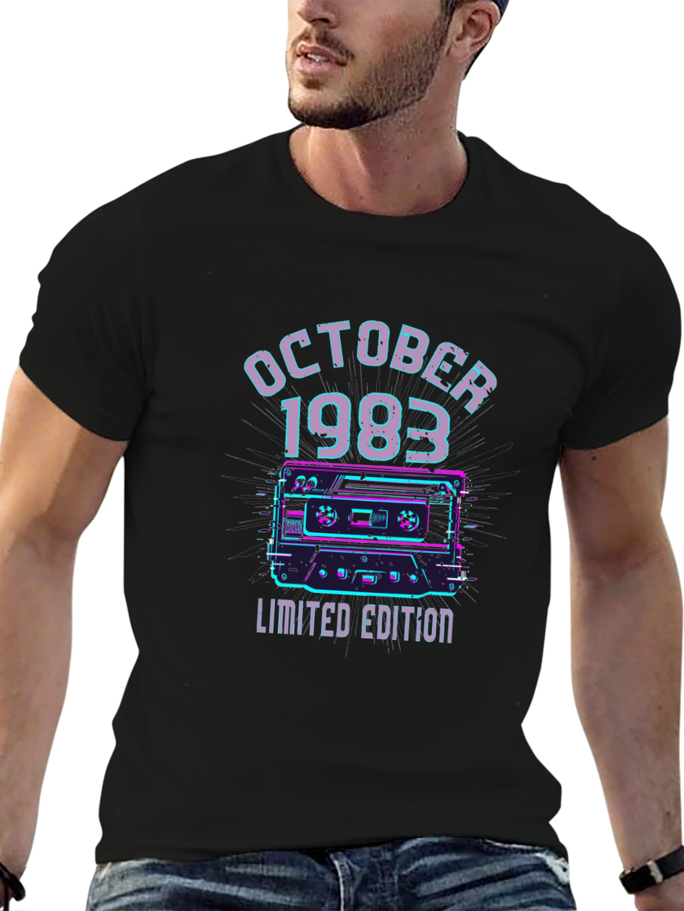 October 1983 Limited Edition Cassette Tape Graphic Tee