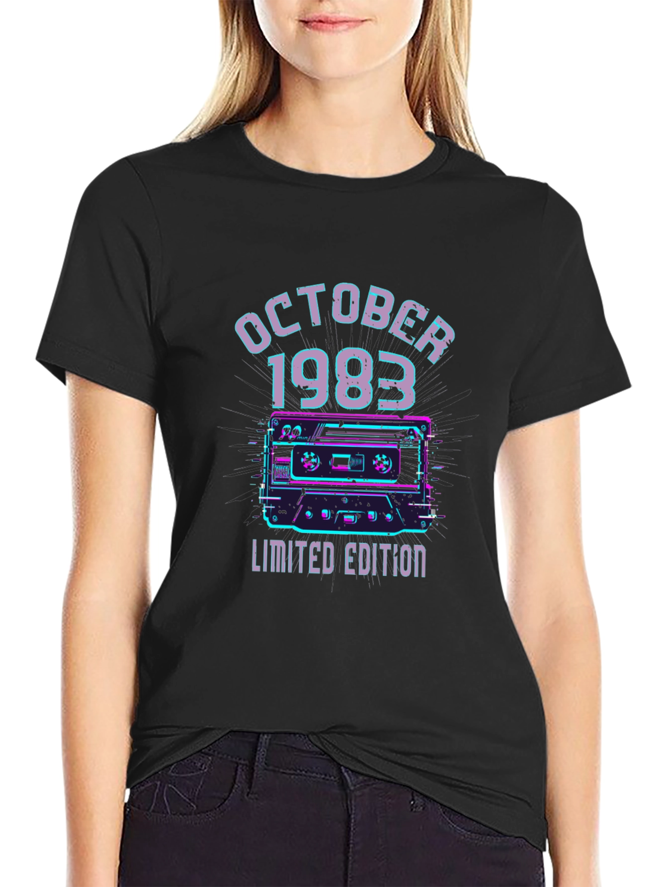 October 1983 Limited Edition Cassette Tape Graphic Tee