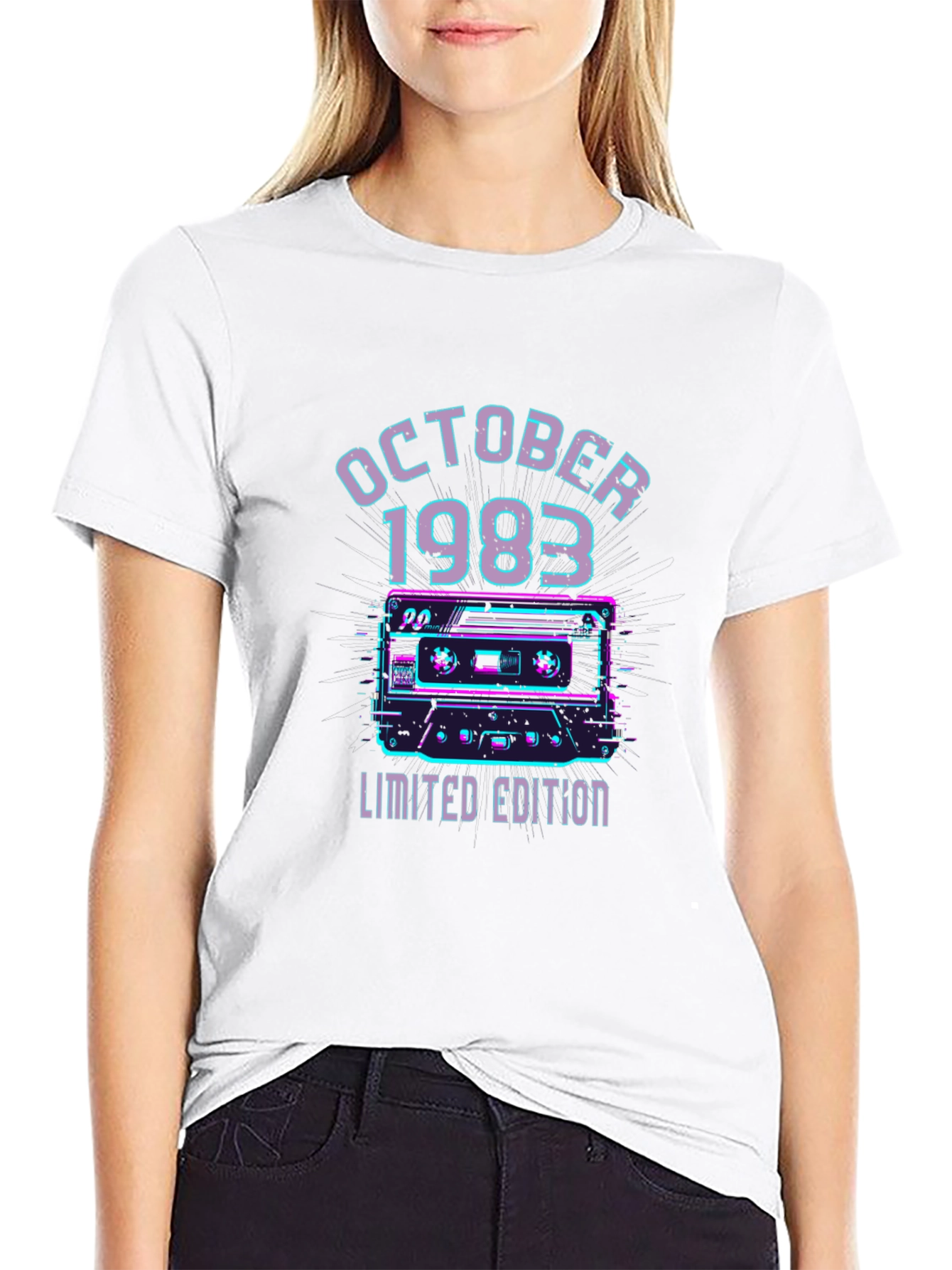 October 1983 Limited Edition Cassette Tape Graphic Tee