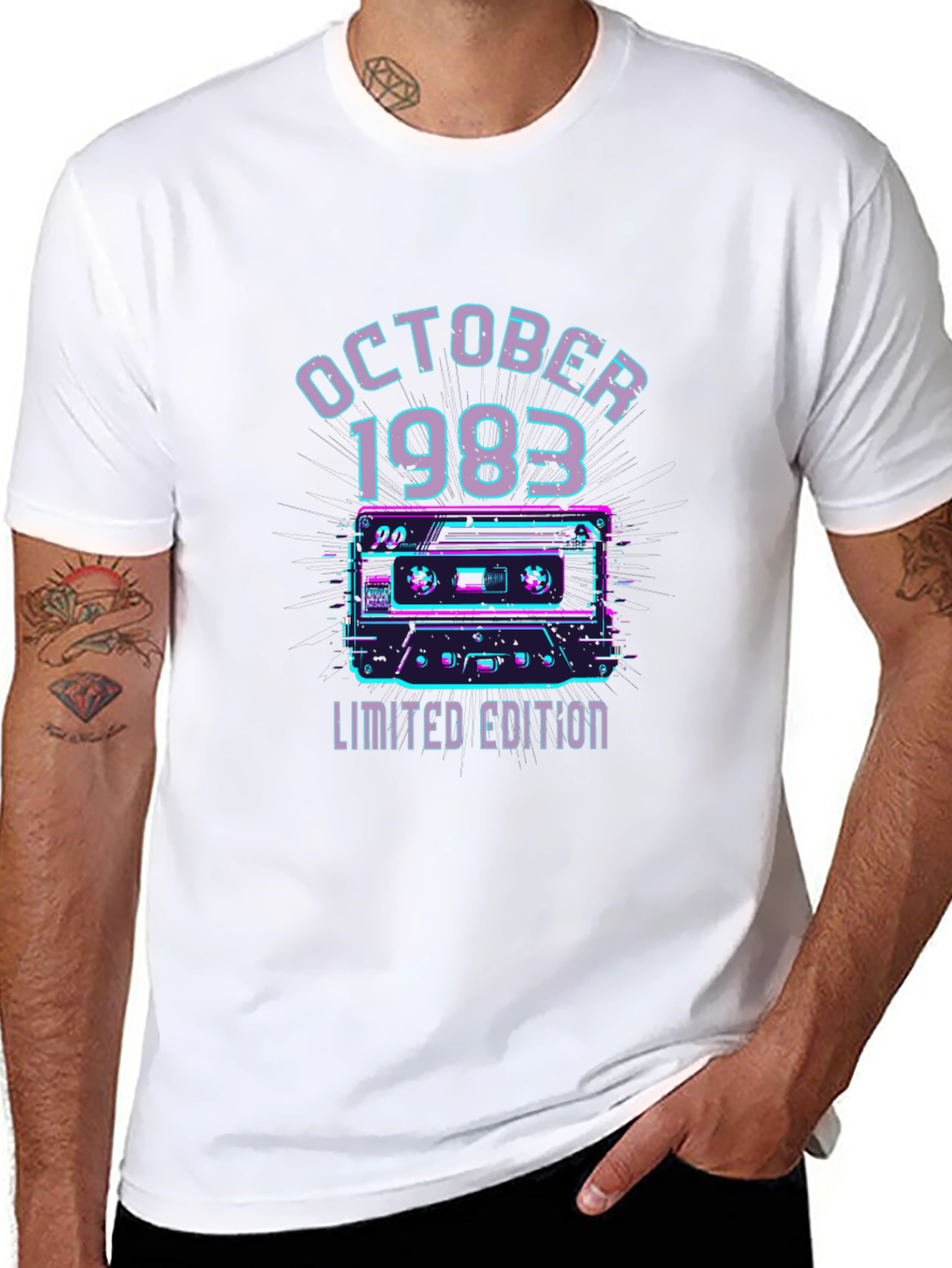 October 1983 Limited Edition Cassette Tape Graphic Tee