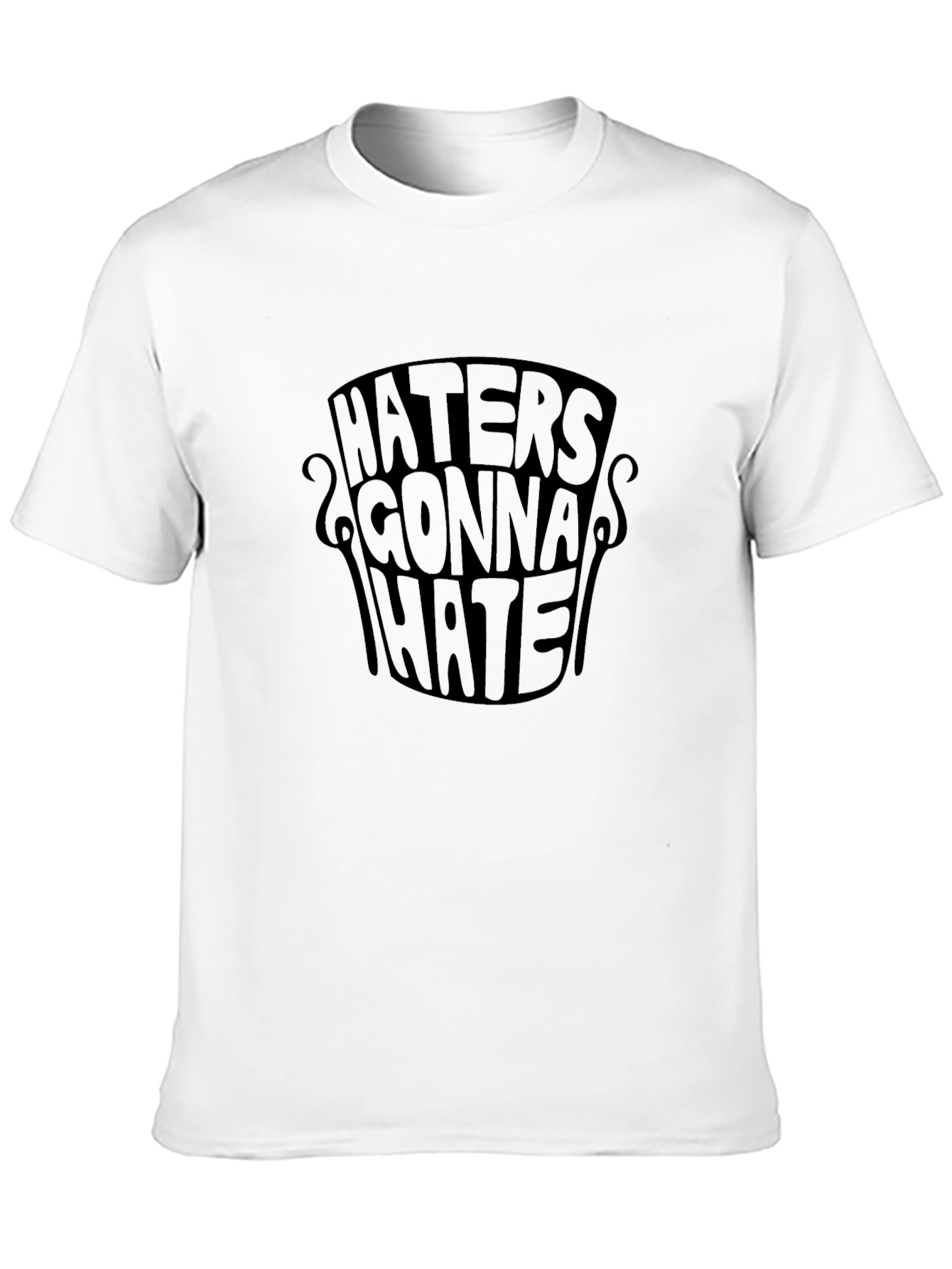 Haters Gonna Hate Black Graphic Tee