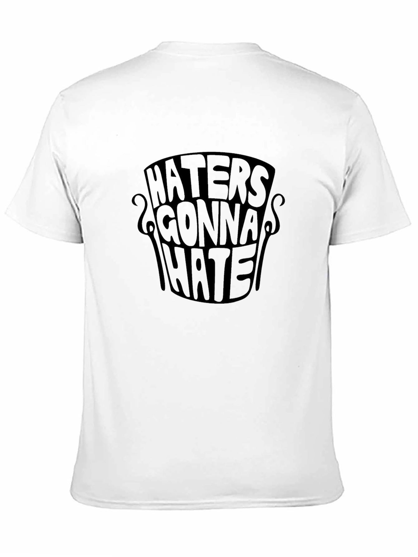 Haters Gonna Hate Black Graphic Tee