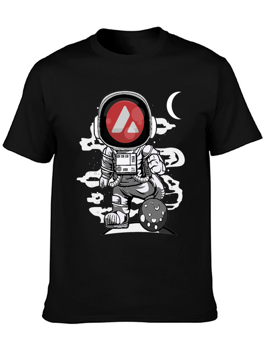 Avalanche Astronaut T-Shirt - Crypto Space Tee