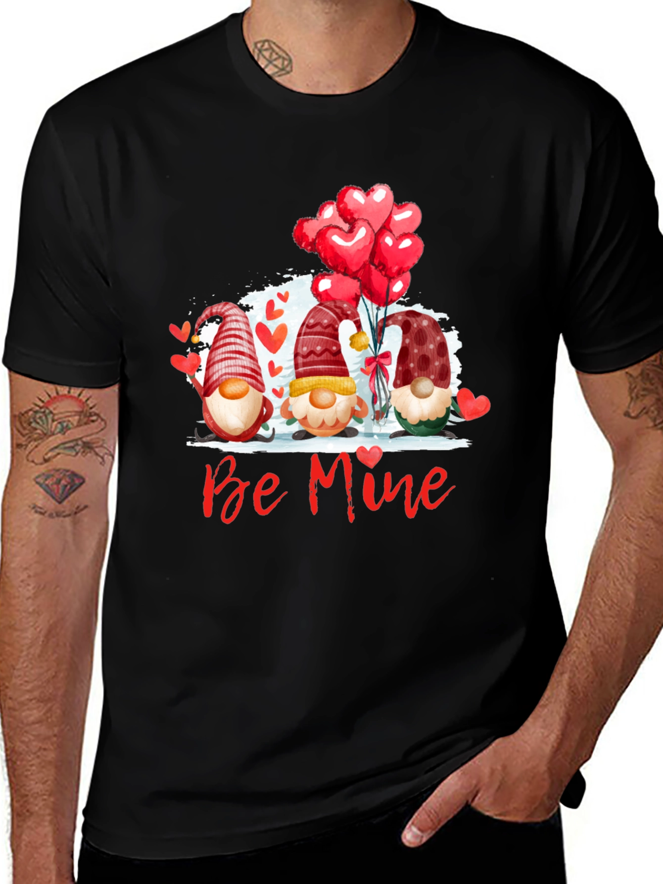 Valentines Day Gnomes Graphic T-Shirt
