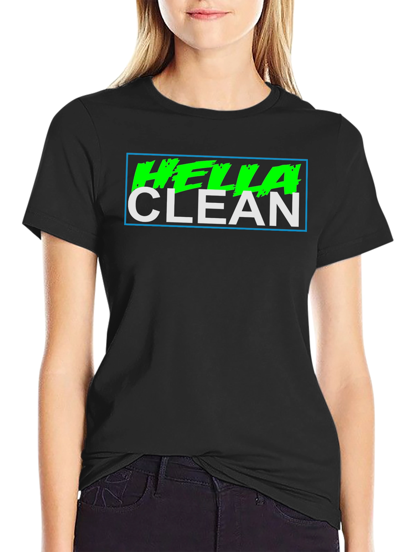 Hella Clean Graphic Tee - Stylish & Bold