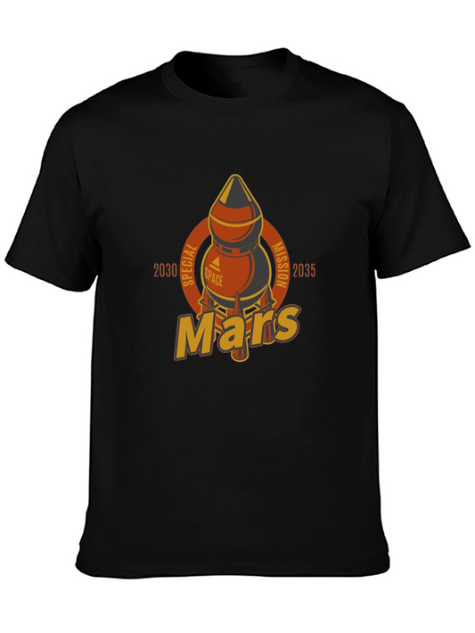 Mars Space Mission 2030-2035 Graphic T-Shirt