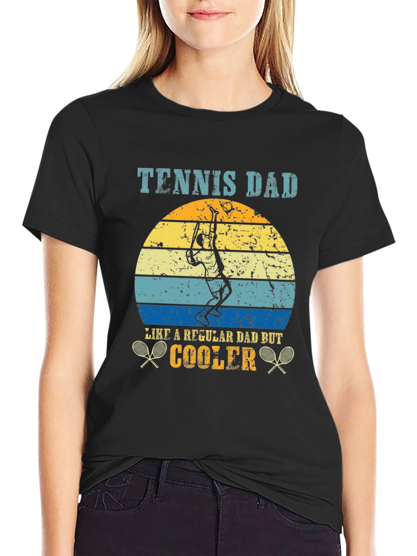 Tennis Dad T-Shirt - Cool Fathers Day Gift