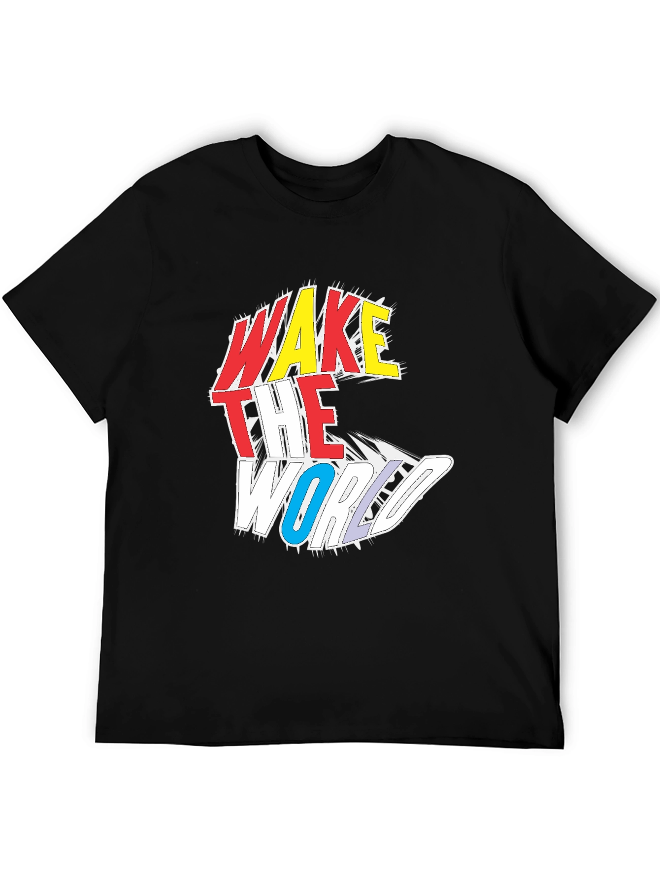 Wake The World Graphic Tee - Black