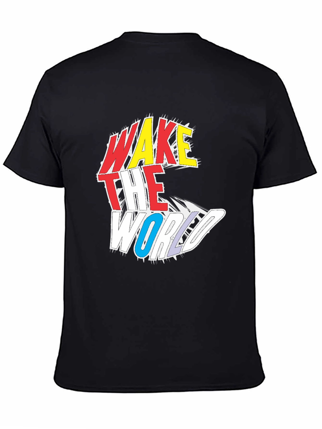 Wake The World Graphic Tee - Black
