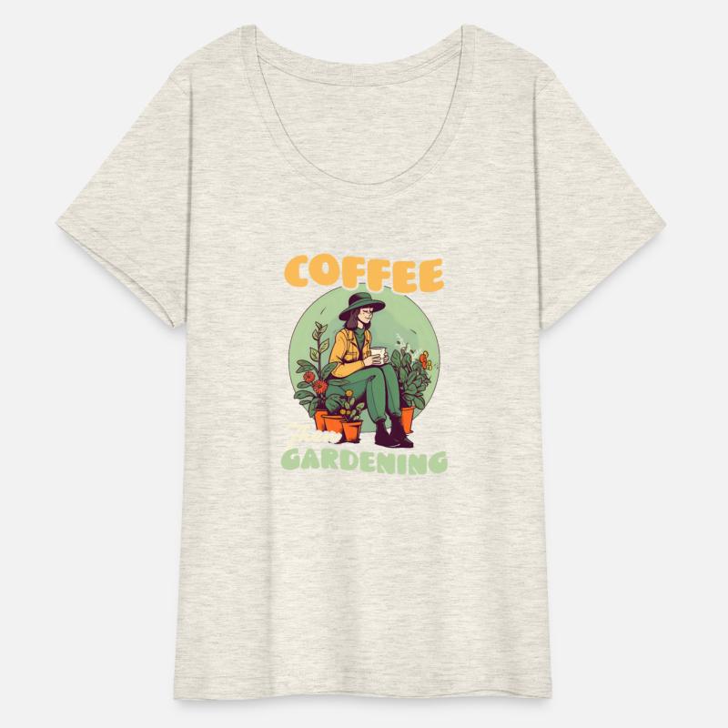Landscaper Gardening Coffee Then Gardening