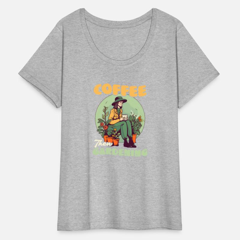 Landscaper Gardening Coffee Then Gardening