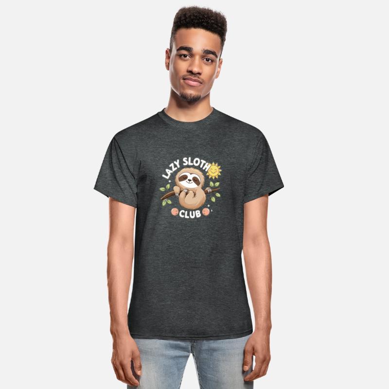 Lazy Sloth Club Illustration