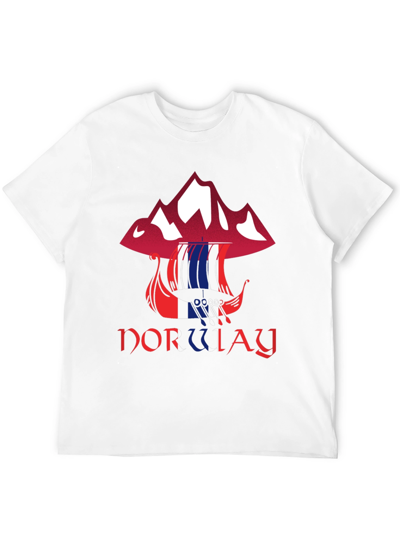 Norway Viking Ship Graphic Tee