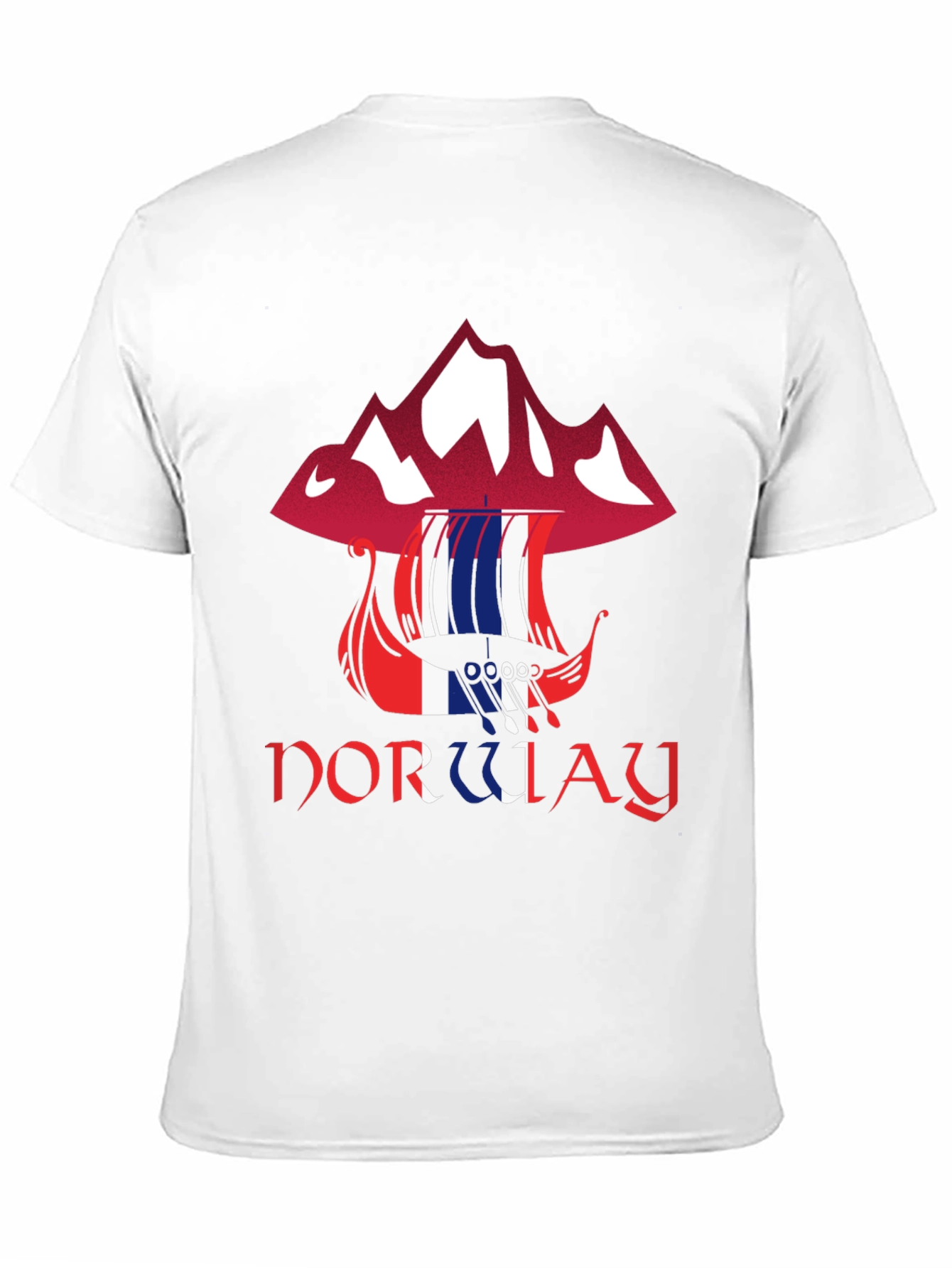 Norway Viking Ship Graphic Tee
