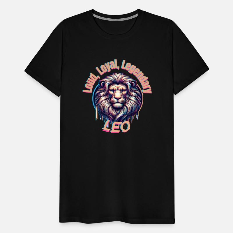 Leo Glitch T-Shirt – Digital Zodiac Series