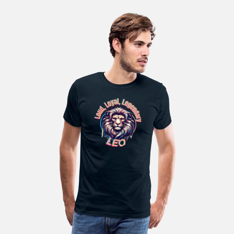 Leo Glitch T-Shirt – Digital Zodiac Series