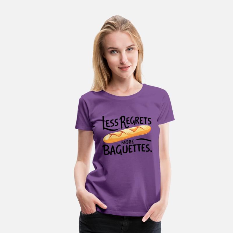 Less Regrets More Baguettes dark