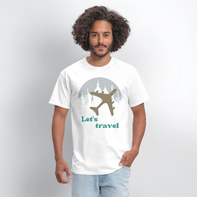 Let's travel quote t-shirt and apparrel