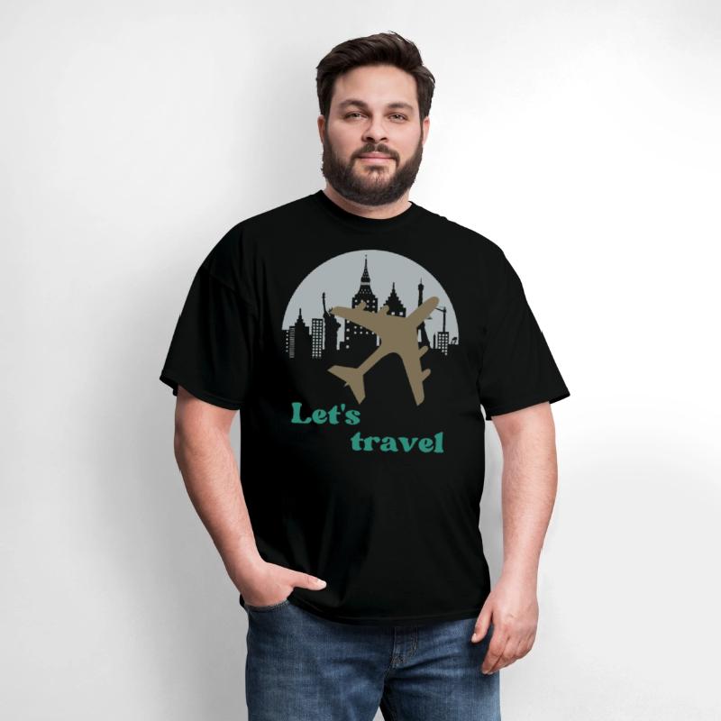 Let's travel quote t-shirt and apparrel