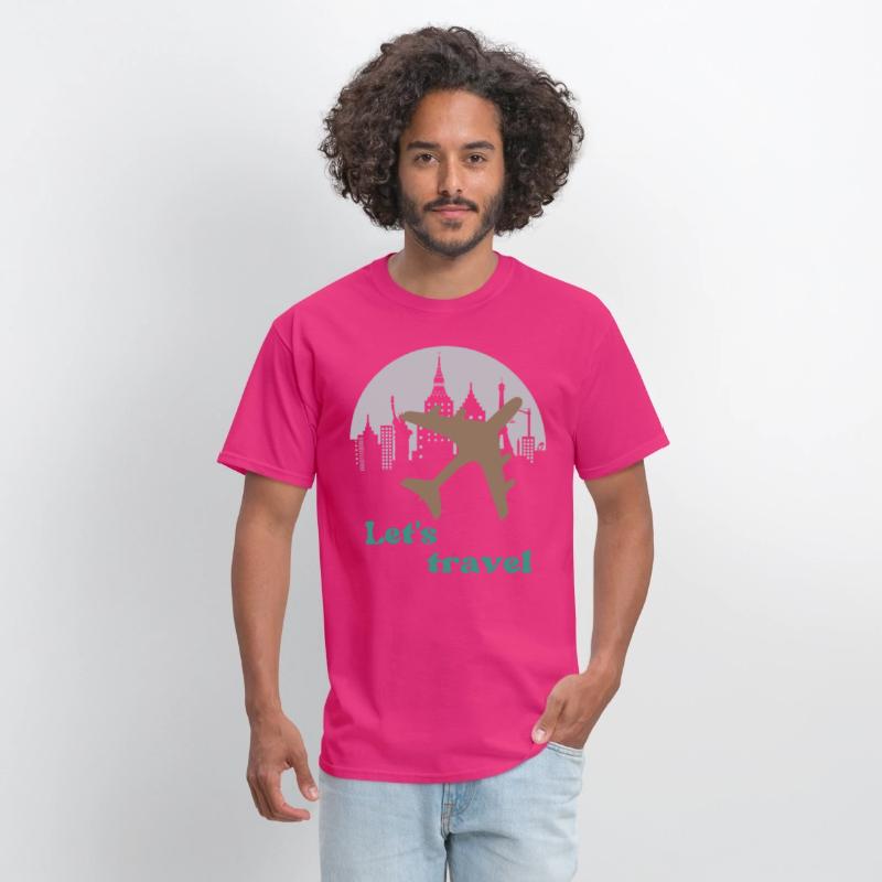 Let's travel quote t-shirt and apparrel